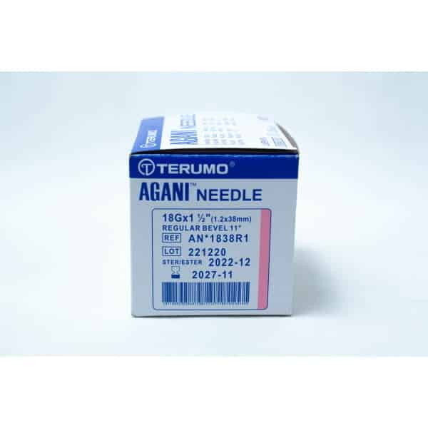 Agani Needles 18G sterile hypodermic whole box 100pcs