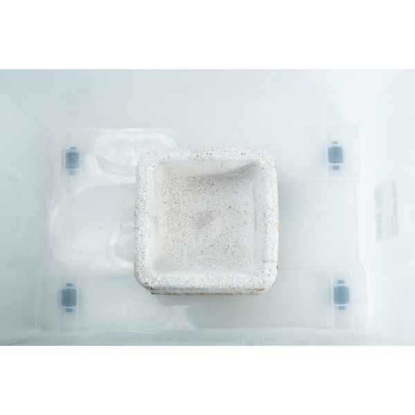 Mycelium Mold Growth form – Plant pot Heavy Duty top view